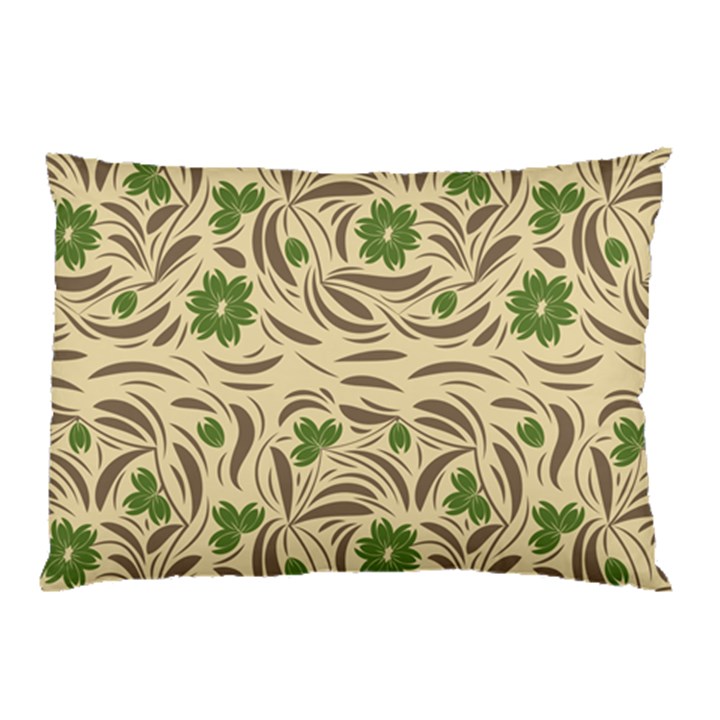 Folk floral pattern. Abstract flowers print. seamless pattern Pillow Case