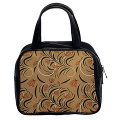 Folk Floral Pattern  Abstract Flowers Print  Seamless Pattern Classic Handbag (two Sides) by Eskimos