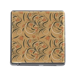 Folk Floral Pattern  Abstract Flowers Print  Seamless Pattern Memory Card Reader (square 5 Slot) by Eskimos