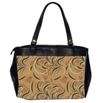 Folk floral pattern. Abstract flowers print. seamless pattern Oversize Office Handbag (2 Sides) Back