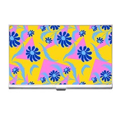 Folk Floral Pattern  Abstract Flowers Print  Seamless Pattern Business Card Holder by Eskimos