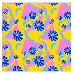 Folk Floral Pattern  Abstract Flowers Print  Seamless Pattern Large Satin Scarf (square) by Eskimos