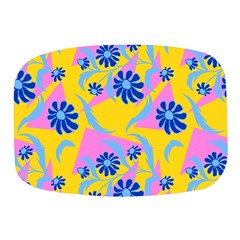 Folk Floral Pattern  Abstract Flowers Print  Seamless Pattern Mini Square Pill Box by Eskimos