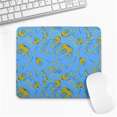 Folk Floral Pattern  Abstract Flowers Print  Seamless Pattern Large Mousepads by Eskimos