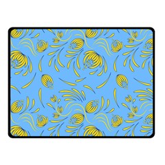 Folk Floral Pattern  Abstract Flowers Print  Seamless Pattern Double Sided Fleece Blanket (small)  by Eskimos