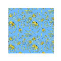 Folk Floral Pattern  Abstract Flowers Print  Seamless Pattern Small Satin Scarf (square) by Eskimos