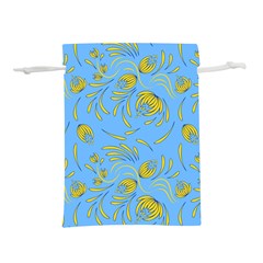 Folk Floral Pattern  Abstract Flowers Print  Seamless Pattern Lightweight Drawstring Pouch (m) by Eskimos