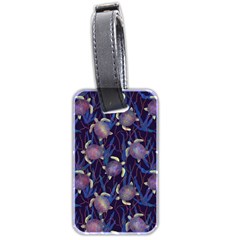 Turtles Swim In The Water Among The Plants Luggage Tag (two Sides) by SychEva