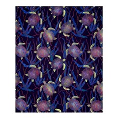 Turtles Swim In The Water Among The Plants Shower Curtain 60  X 72  (medium)  by SychEva