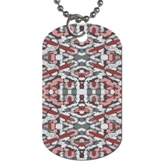 Multicolored Intricate Geometric Pattern Dog Tag (one Side) by dflcprintsclothing