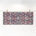 Multicolored Intricate Geometric Pattern Hand Towel Front