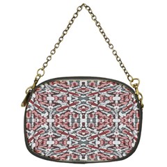 Multicolored Intricate Geometric Pattern Chain Purse (one Side) by dflcprintsclothing