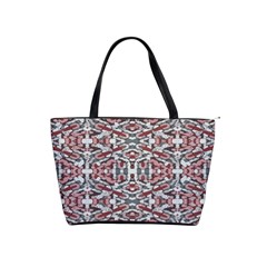 Multicolored Intricate Geometric Pattern Classic Shoulder Handbag by dflcprintsclothing