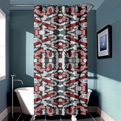 Multicolored Intricate Geometric Pattern Shower Curtain 36  X 72  (stall)  by dflcprintsclothing