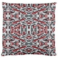 Multicolored Intricate Geometric Pattern Large Flano Cushion Case (two Sides) by dflcprintsclothing