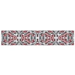 Multicolored Intricate Geometric Pattern Small Flano Scarf