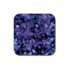 Carbonated Lilacs Rubber Coaster (square)  by MRNStudios