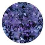 Carbonated Lilacs Magnet 5  (Round) Front