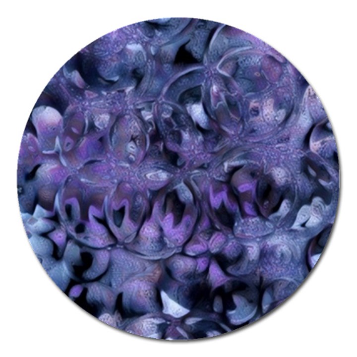 Carbonated Lilacs Magnet 5  (Round)