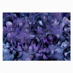 Carbonated Lilacs Large Glasses Cloth by MRNStudios