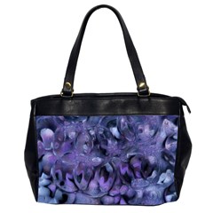 Carbonated Lilacs Oversize Office Handbag (2 Sides) by MRNStudios