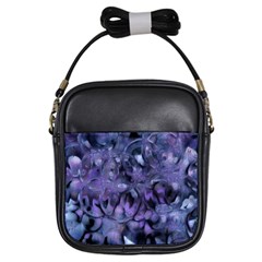 Carbonated Lilacs Girls Sling Bag by MRNStudios