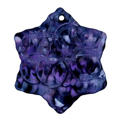 Carbonated Lilacs Ornament (snowflake) by MRNStudios