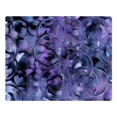 Carbonated Lilacs Double Sided Flano Blanket (large)  by MRNStudios