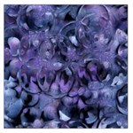 Carbonated Lilacs Large Satin Scarf (Square) Front