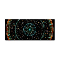 Mandala - 0008b - The Coffee Eye Hand Towel by WetdryvacsLair