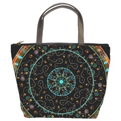 Mandala - 0008b - The Coffee Eye Bucket Bag by WetdryvacsLair