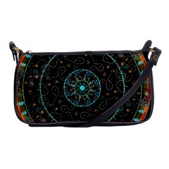 Mandala - 0008b - The Coffee Eye Shoulder Clutch Bag by WetdryvacsLair