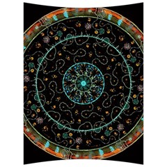 Mandala - 0008b - The Coffee Eye Back Support Cushion by WetdryvacsLair