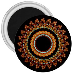 Mandala - 0009 - A Fast 24 3  Magnets by WetdryvacsLair