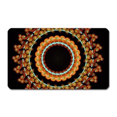 Mandala - 0009 - A Fast 24 Magnet (rectangular) by WetdryvacsLair