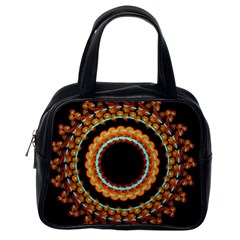 Mandala - 0009 - A Fast 24 Classic Handbag (one Side) by WetdryvacsLair