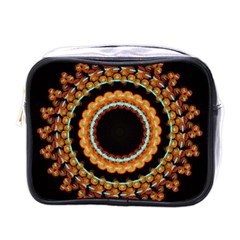 Mandala - 0009 - A Fast 24 Mini Toiletries Bag (one Side) by WetdryvacsLair