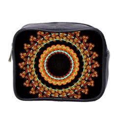 Mandala - 0009 - A Fast 24 Mini Toiletries Bag (two Sides) by WetdryvacsLair