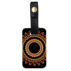 Mandala - 0009 - A Fast 24 Luggage Tag (one Side) by WetdryvacsLair