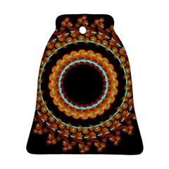 Mandala - 0009 - A Fast 24 Bell Ornament (two Sides) by WetdryvacsLair