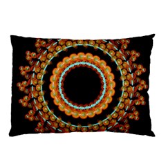 Mandala - 0009 - A Fast 24 Pillow Case (two Sides) by WetdryvacsLair