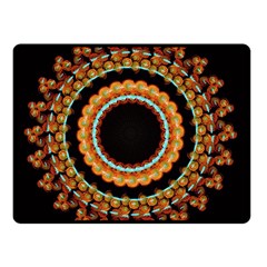 Mandala - 0009 - A Fast 24 Double Sided Fleece Blanket (small)  by WetdryvacsLair