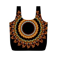 Mandala - 0009 - A Fast 24 Full Print Recycle Bag (m) by WetdryvacsLair