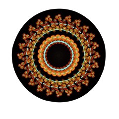 Mandala - 0009 - A Fast 24 Mini Round Pill Box (pack Of 3)