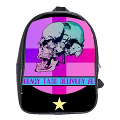 Emergency Taco Delivery Service School Bag (large) by WetdryvacsLair