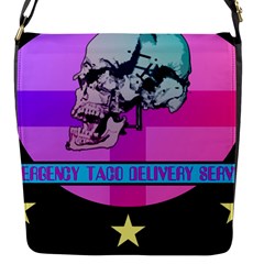 Emergency Taco Delivery Service Flap Closure Messenger Bag (s) by WetdryvacsLair