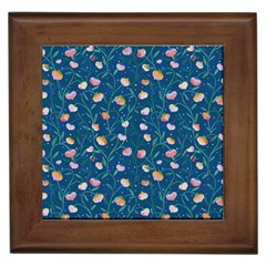 Unusual Flowers Framed Tile by SychEva