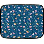 Unusual Flowers Fleece Blanket (Mini) 35 x27  Blanket