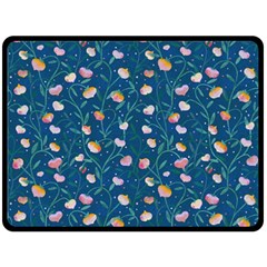 Unusual Flowers Double Sided Fleece Blanket (large)  by SychEva