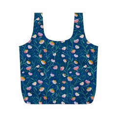 Unusual Flowers Full Print Recycle Bag (m) by SychEva